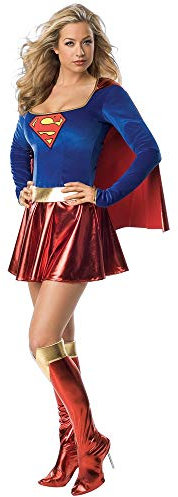 Generique - Sexy Supergirl-Kostüm Deluxe für Damen