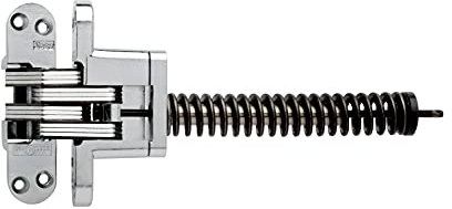 SOSS - 218ICUS26D 218IC Zinc Invisible Closer for 1.75 Doors, Satin Chrome Exterior Finish