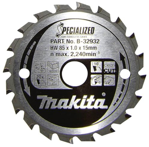 Makita B-32932 Specialized Blade for Cordless Saws 85x15x20t