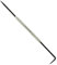 R40 2560816 pointe à tracer en métal dur 250 mm/90° avec pointe incurvée gerändeltem geiffstück, poids : 30 g