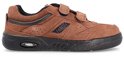 Paredes DP104 MA45 Working shoes, Ecologico Serraje Velcro, O1, Size 10.5, Brown - EN safety certified