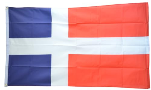 Flaggenfritze Deutschland Flagge Saarland Saarprotektorat 1947-1956 90x150 cm mit 2 Metallösen, Saarlandfahne wetterbeständig, Polyester, doppelt genäht, Fanartikel und Dekoration
