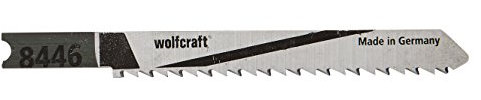 wolfcraft 2 Stichsägeblätter U-Schaft HCS 74 mm, 8446000