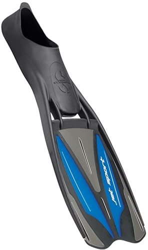 SCUBAPRO Jet Sport Full Foot Fin - Black/Blue - Large (9-12)