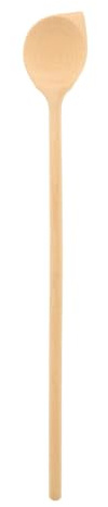 HOFMEISTER® Holz-Kochlöffel, 40 cm, Naturprodukt: handgefertigt, plastikfrei, keine Kratzer im Topf, unbehandelt, hitzebeständig, Rührlöffel, Buche, spitz, groß