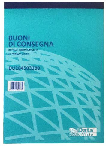CONFEZIONE 20 PZ BUONI DI CONSEGNA 3 COPIE. MIS.16x11 CM