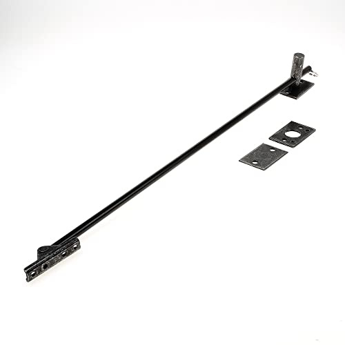 GSG Torfeststeller TFS65 - Garagentürfeststeller, Schwarz, 1 Stück, Breite bis 100 cm