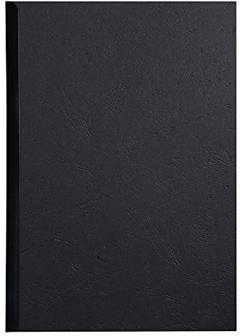 Exacompta 2783C 100er Pack Einbanddeckel DIN A4 für Bindesysteme Forever aus Recycling-Karton schwarz. Geeignet zur Verwendung mit Serodo-Bindern, Kunststoffringen, Metallringen und mehr