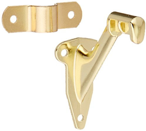 NATIONAL MFG/SPECTRUM BRANDS HHI N830-131 Handrail Bracket, Polished Brass