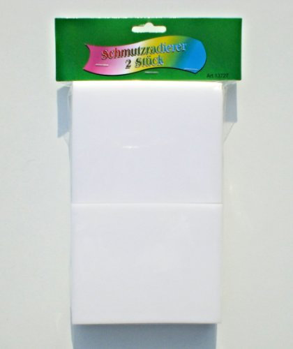 2er Set Schmutzradierer Radierschwamm Wunderschwamm je 13,0 x 10,5 cm