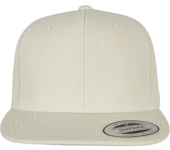 Flexfit Yupoong Melton Wool Snapback Cap