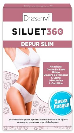 Depur Slim Alcachofa y Diente de Leon Drasanvi en 14 Viales Sin Gluten | Con Alcachofa, Diente de Leon, Carnitina y Vitaminas del Grupo B, Formato en Viales de Facil Consumo Facil de Tomar
