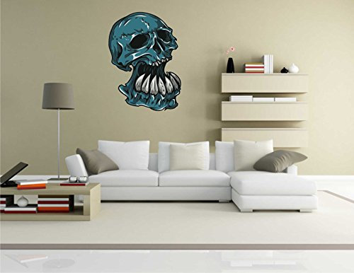 Indigos Wandtattoo, Bunt