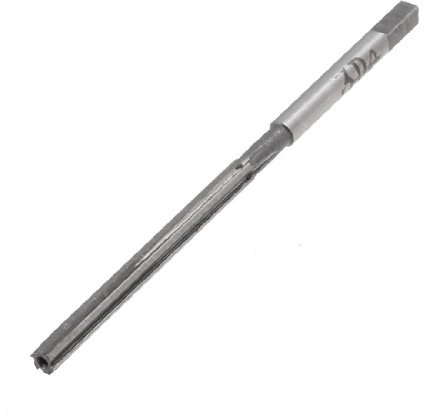 sourcing map Straight Shank 6 Flutes 3mm x 33mm Cutting HSS Machine Reamer