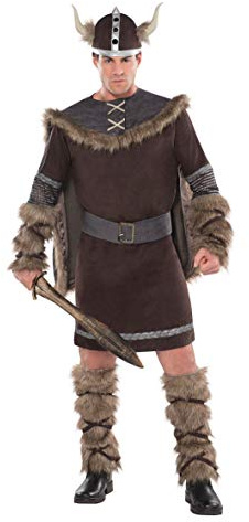 (PKT) (997044) Adult Mens Viking Warrior Costume (Standard)