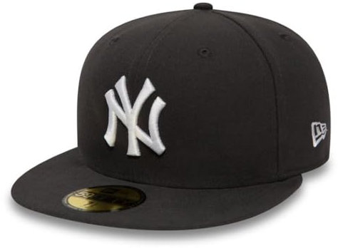 New Era New York Yankees MLB Basic Gray 59Fifty Basecap - 7 1/2-60cm (XL)