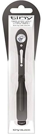 IF Really Tiny Book Light (Black) – Compact Reading Lights for Books in Bed – Flexible Book Light Clip On – A Great Book Lamp with Batteries Included