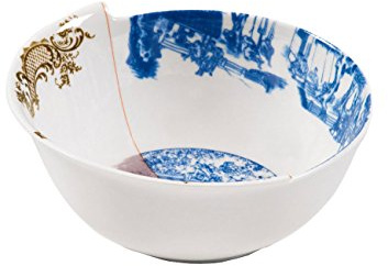 Seletti Ciotola in Porcellana Ø Cm.15,2 H.6,7 Hybrid-Despina | La collezione Hybrid di Seletti vuole rappresentare l'eterna attrazione tra Oriente e Occidente.Realizzata da CTRLZAK, è una