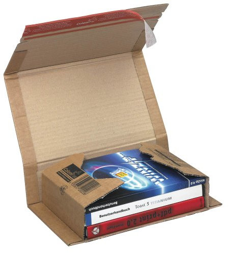 20 ColomPac Buchverpackungen für DIN A5 / 21,7 x 15,5 x 6,0 cm