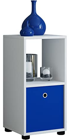VCM Standregal 31x30x64 cm 2 Fächer Holzwerkstoff Bücherregal Deko | Stauraum für Bücher und Ordner - Wohnzimmer oder Büro - Bücherliebhaber - Für mehr Ordnung im Alltag