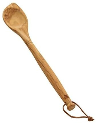 Sabatier Olivewood - Cucchiaio angolare e raschietto, 35,5 cm