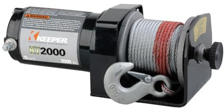 Keeper Corporation KT2000 Trakker 1-Horsepower argano Elettrico 12 V – capacità 907,2 Kilogram