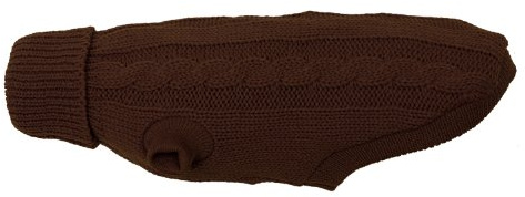 Wolters Cat&Dog 39302 Zopf-Strickpullover 30 cm, schoko