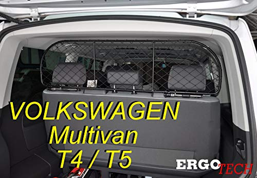 ERGOTECH Trennnetz Trenngitter Hundenetz Hundegitter für Volkswagen Multivan T4 und T5