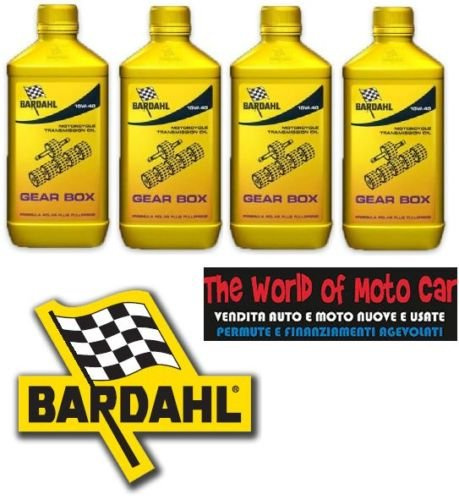 4 LITRI OLIO LUBRIFICANTE PER TRASMISSIONE BARDAHL GEAR BOX 10W40 FORMULA POLAR PLUS