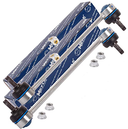 2x MEYLE Koppelstange Pendelstütze Stabilisator Stabistrebe inkl. 4x Mutter selbstsichernd vorne | passend für 3er E46 Kombi Z4 E85 Kompatibel mit 3 (E46),3 Cabriolet (E46),3 Compact (E46),3 Coupe (E46),3 Touring (E46),Z4 C