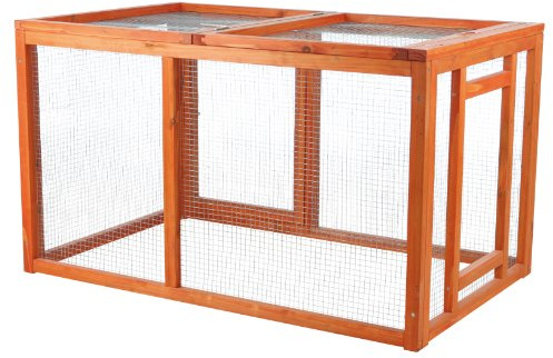 Trixie Natura Chicken Outdoor Run with Mesh-Covered Top, Extension for Natura Chicken Coops (55960, 55962, 55963, 55964), up to 2 Chickens (Standard Size) or 4 Bantams