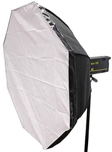 BeMatik - Softbox lumière ou octogonale cm connecteur boîte à lumière Bowens 95