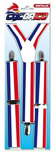 Bretelles France - Bleu - Taille Unique