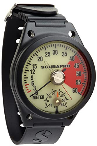 ScubaPro Uwatec Wrist Mount Metric Depth Gauge by Scubapro