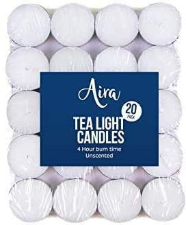 Lot de 20 bougies chauffe-plat