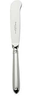 Robbe & Berking Navette Buttermesser mit Edelstahlklinge (150 g massiv versilbert)