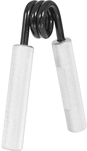 GORILLA SPORTS® Fingerhantel - Widerstand 100-350 lbs (45-159kg), Einzeln/Set, verchromte Federringe, rutschfest - Handtrainer, Fingertrainer, Unterarmtrainer, Handmuskeltrainer, Griffkraft Trainer