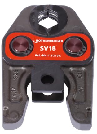 ROTHENBERGER mascella di pressione standard V SV 12 15 18 22 28 35 pinza Romax, Pressbacke:SV18