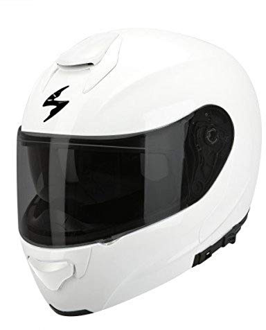 Scorpion Motorradhelm aus Ultra-TCT, 61-62, weiß