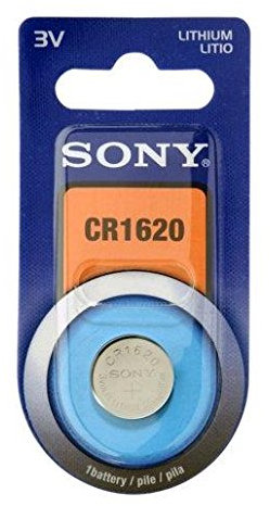 Sony - CR1620 Lithium-Knopfzelle (3 V, 75 mAh), 3 Stück
