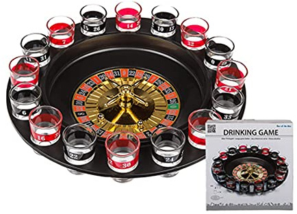 Maxam SPROULT 16-Shot Roulette Drinking Game Set