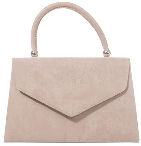 fi9® Retro Suede Tote Style Wedding Ladies Party Prom Evening Clutch Hand Bag Purse