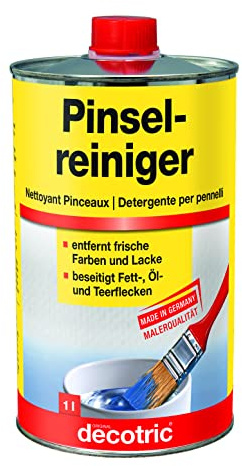 Decotric Pinselreiniger 1 Liter hochwirksam, 1E+3 Milliliter, Metall, Stur