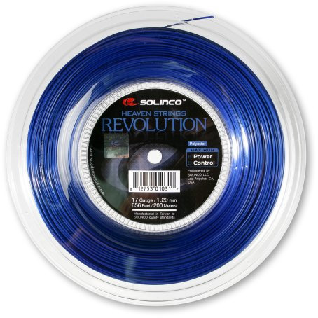 Solinco Saitenrolle Revolution, Blau, 200 m, 0555020120700006