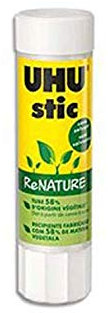 Lot de 12 Tubes de colle Stic blanc 40g ReNATURE