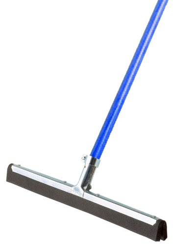 Ettore 61054 Wipe and Dry 18-Inch Floor Squeegee with 53-Inch Handle