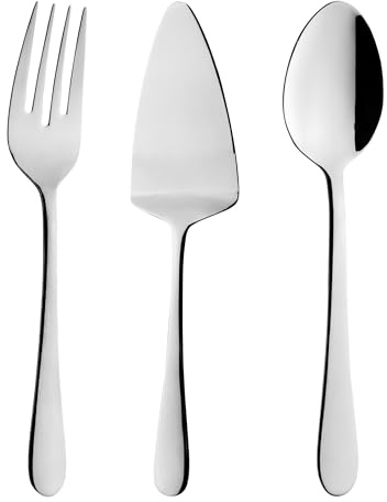 Grunwerg Windsor Carded Set da Portata da 5 Pezzi, Acciaio Inossidabile 18/0