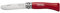Opinel O001698 Messerzähler, Edelstahl, rot, M