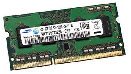 Samsung Kit de Doble Canal de 8 GB, 2 x 4 GB DDR3-1600 SO-DIMM de 204 Pines (1600 MHz, PC3-12800S, CL11)