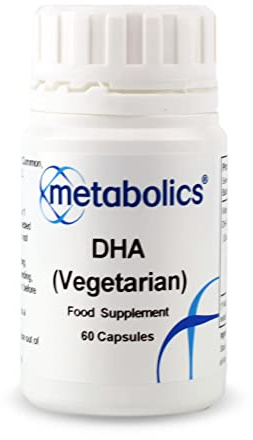 Vegan DHA Supplement (Pot of 60 Capsules) | 200mg DHA Soft Gels | Docosahexaenoic Acid Softgels from Algae Oil | Prenatal & Neonatal Supplementation